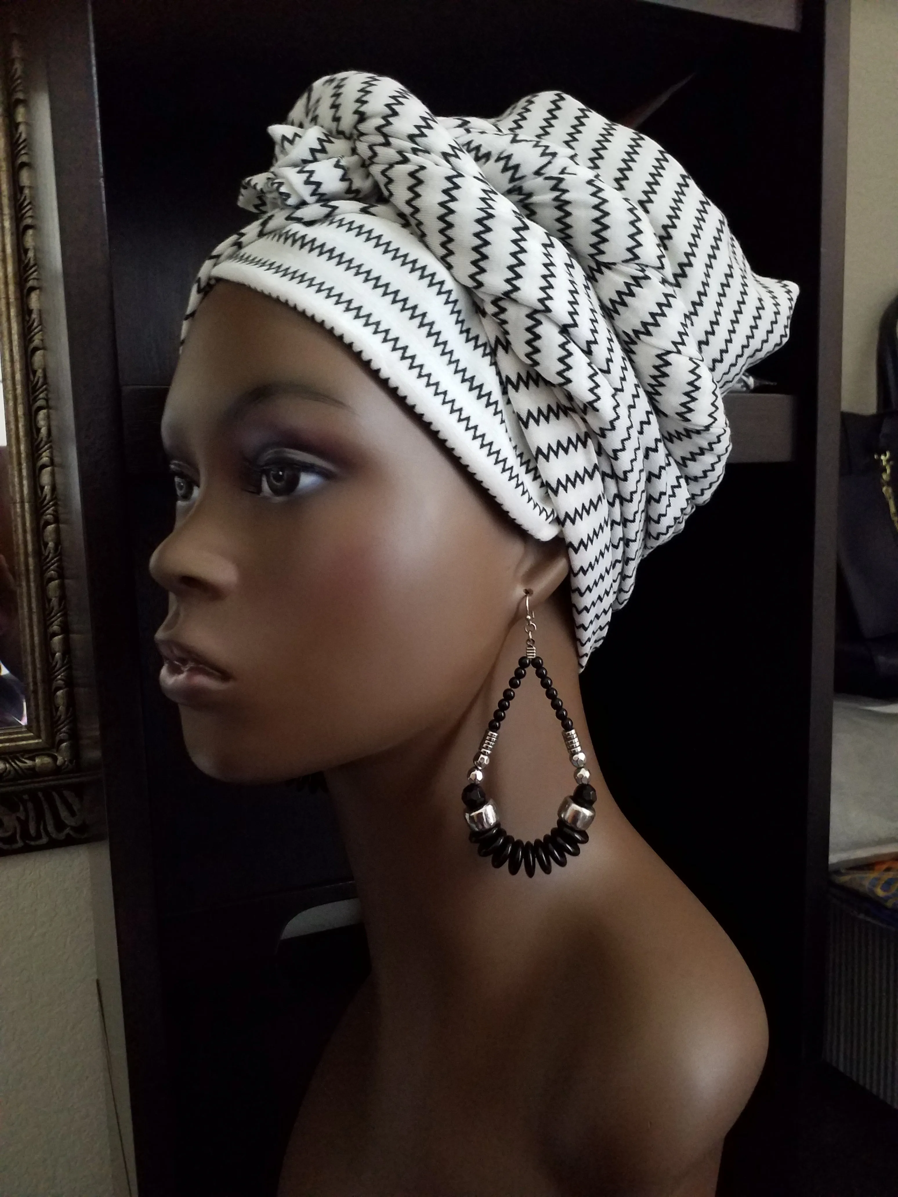 African Style: Patterned Head Scarf/Tie
