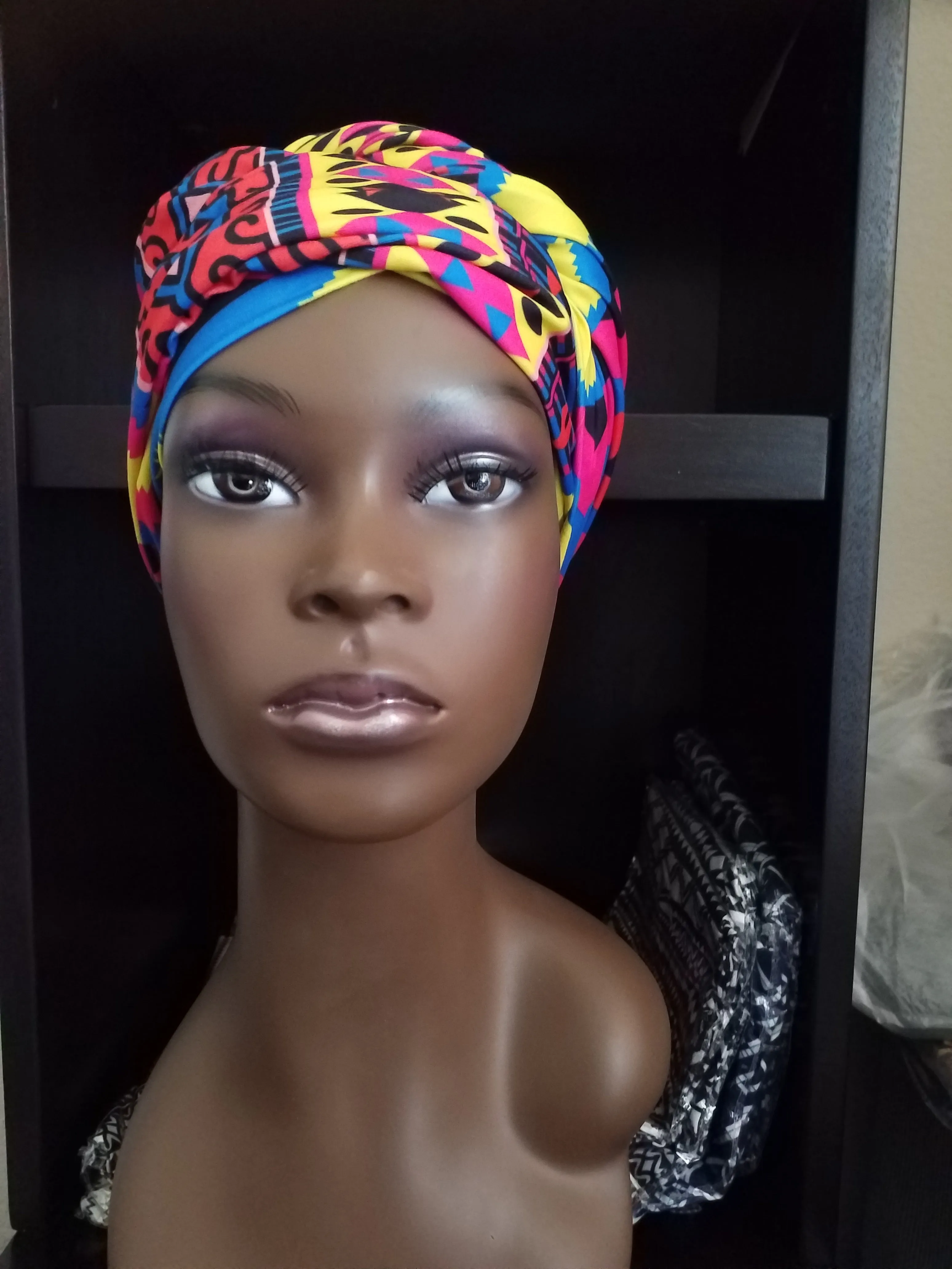 African Style: Patterned Head Scarf/Tie