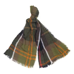 Barbour Faith Tartan Ladies Wrap Scarf - Classic