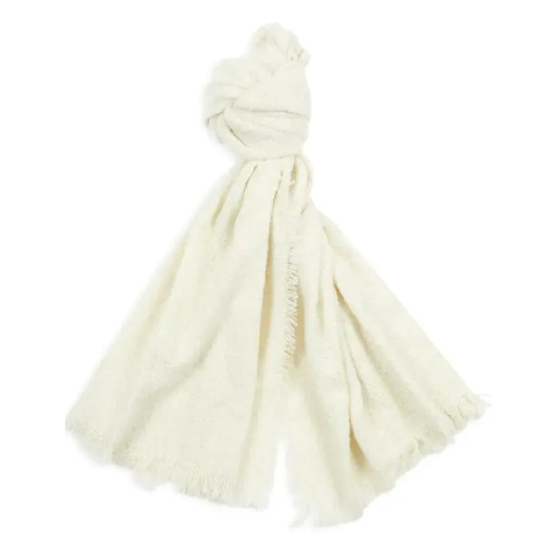 Barbour Womens Megan Boucle Wrap Whisper