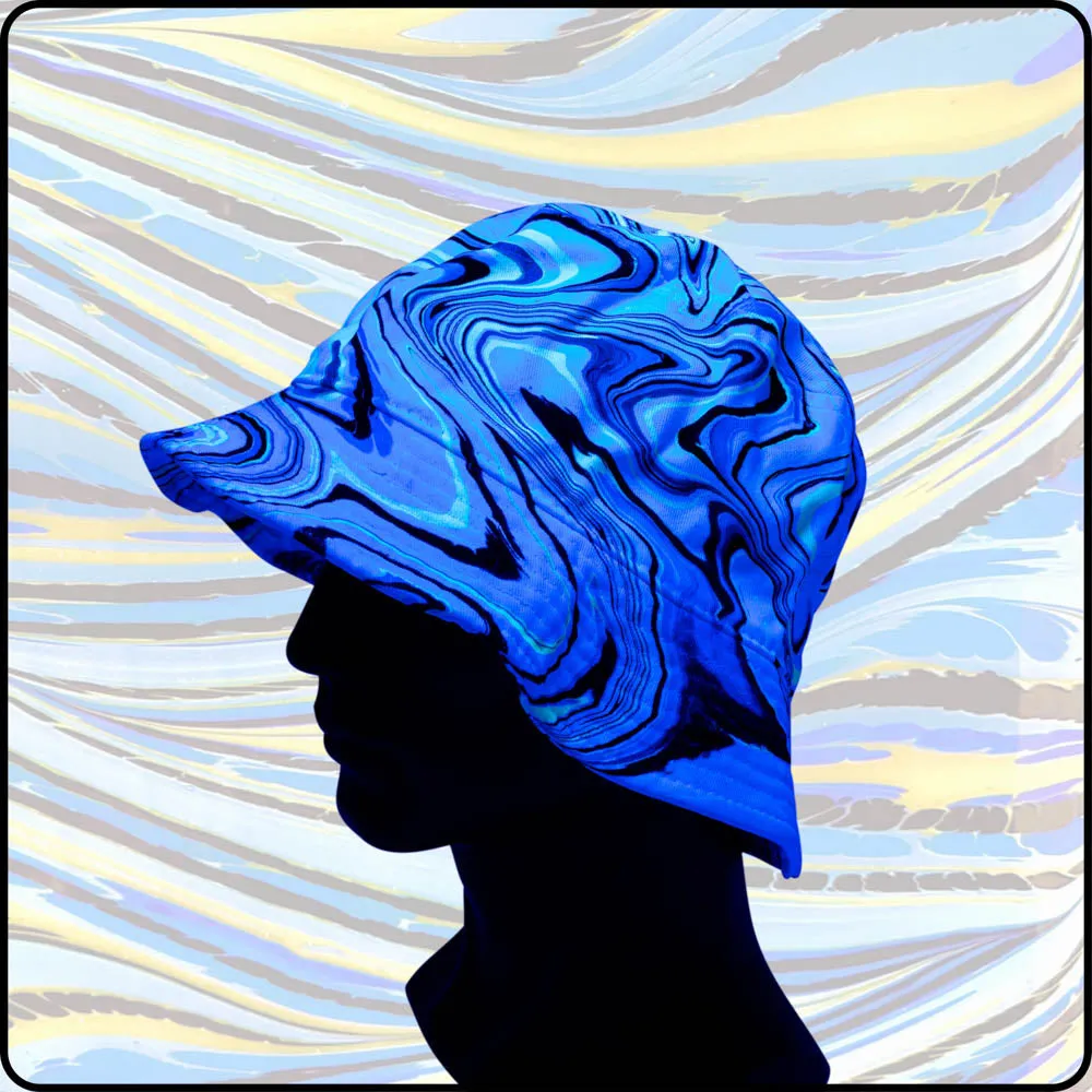 Beach Please UV Hydro-Dipped Bucket Hat