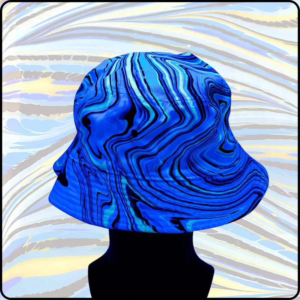 Beach Please UV Hydro-Dipped Bucket Hat