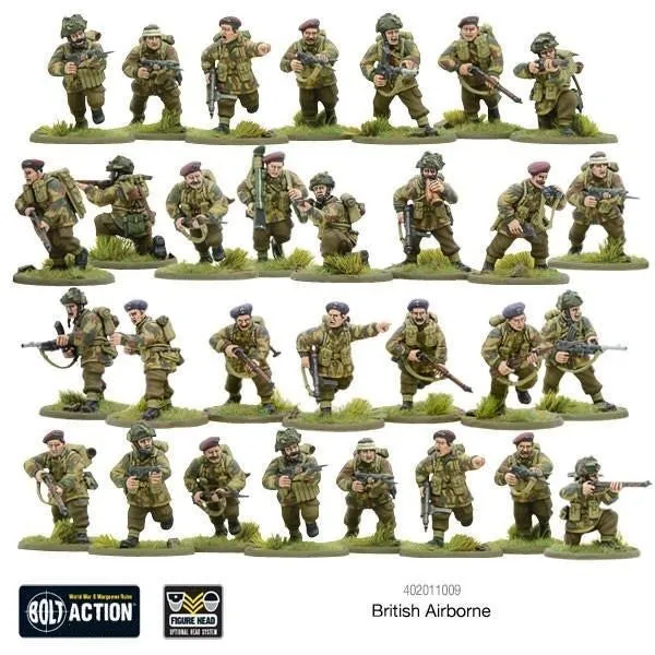 Bolt Action: British Airborne WWII Allied Paratroopers WLG 402011009