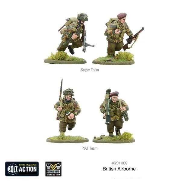 Bolt Action: British Airborne WWII Allied Paratroopers WLG 402011009