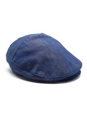 Boy's Tweed Cap - CENZO Blue