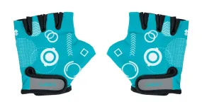Globber Toddler Gloves - Teal Shapes