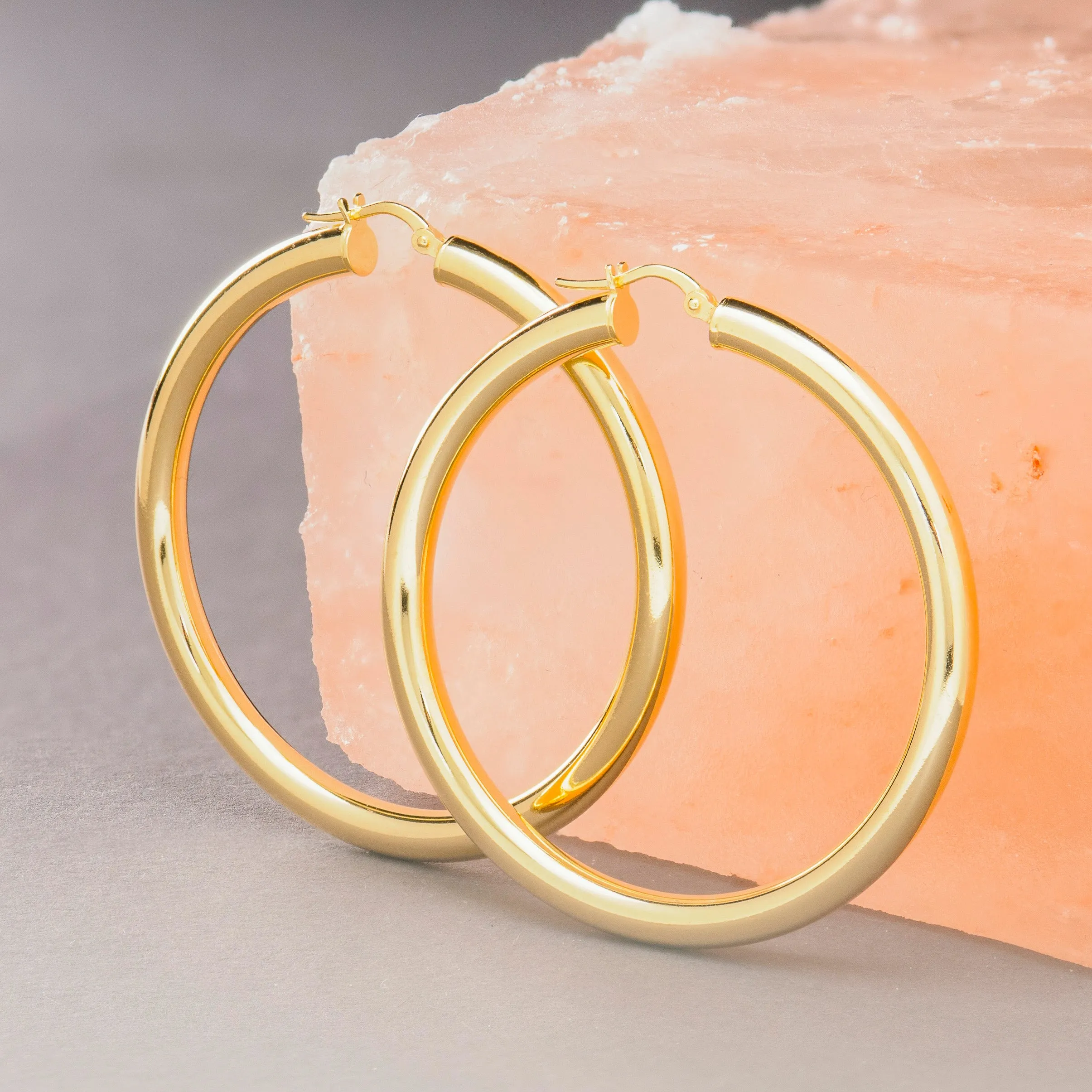 GOLD SUPER HOOPS