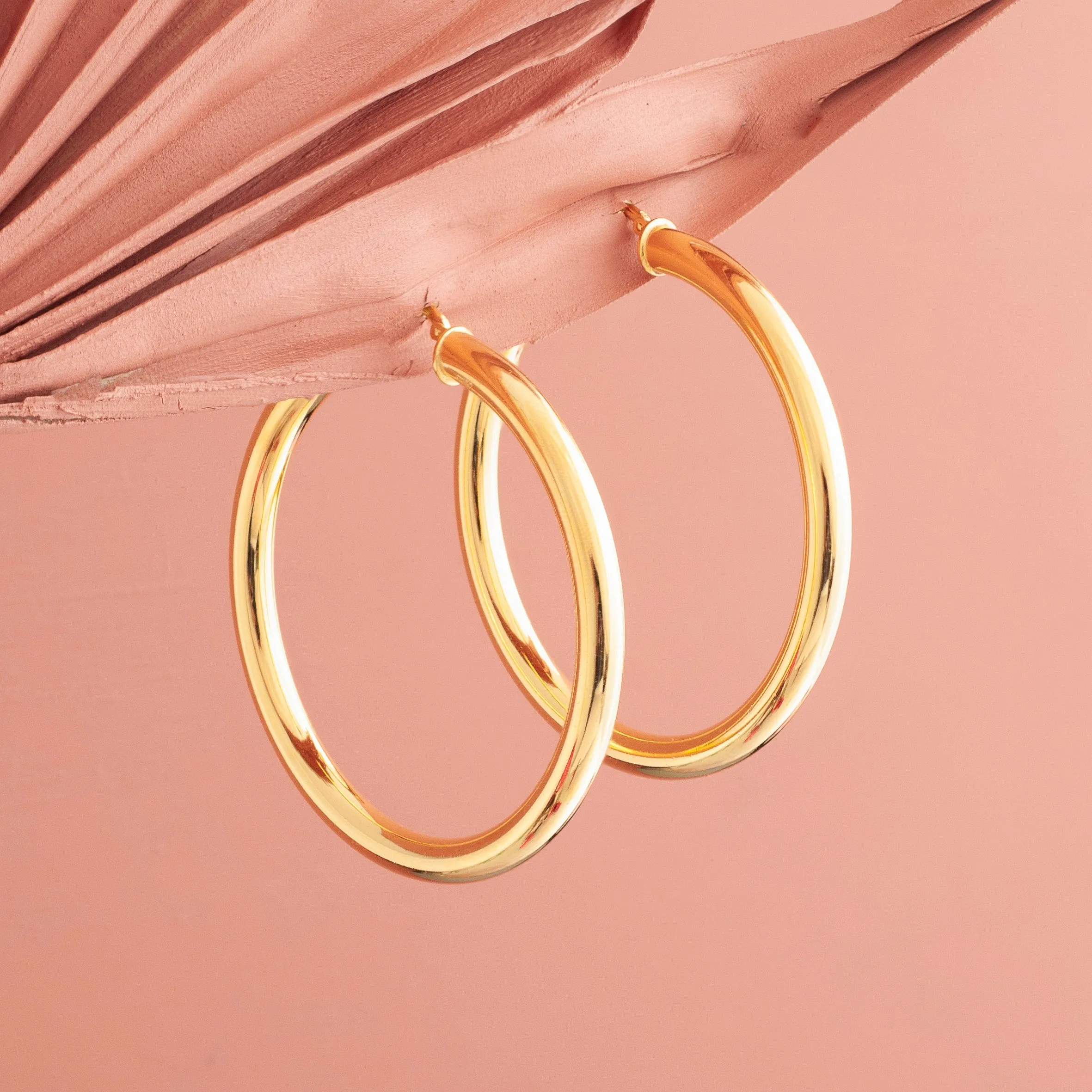GOLD SUPER HOOPS