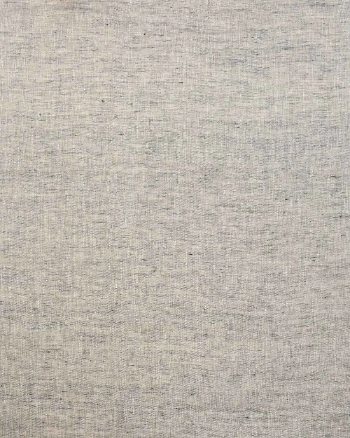 Gray Textured Handwoven Linen Scarf 38"x38"
