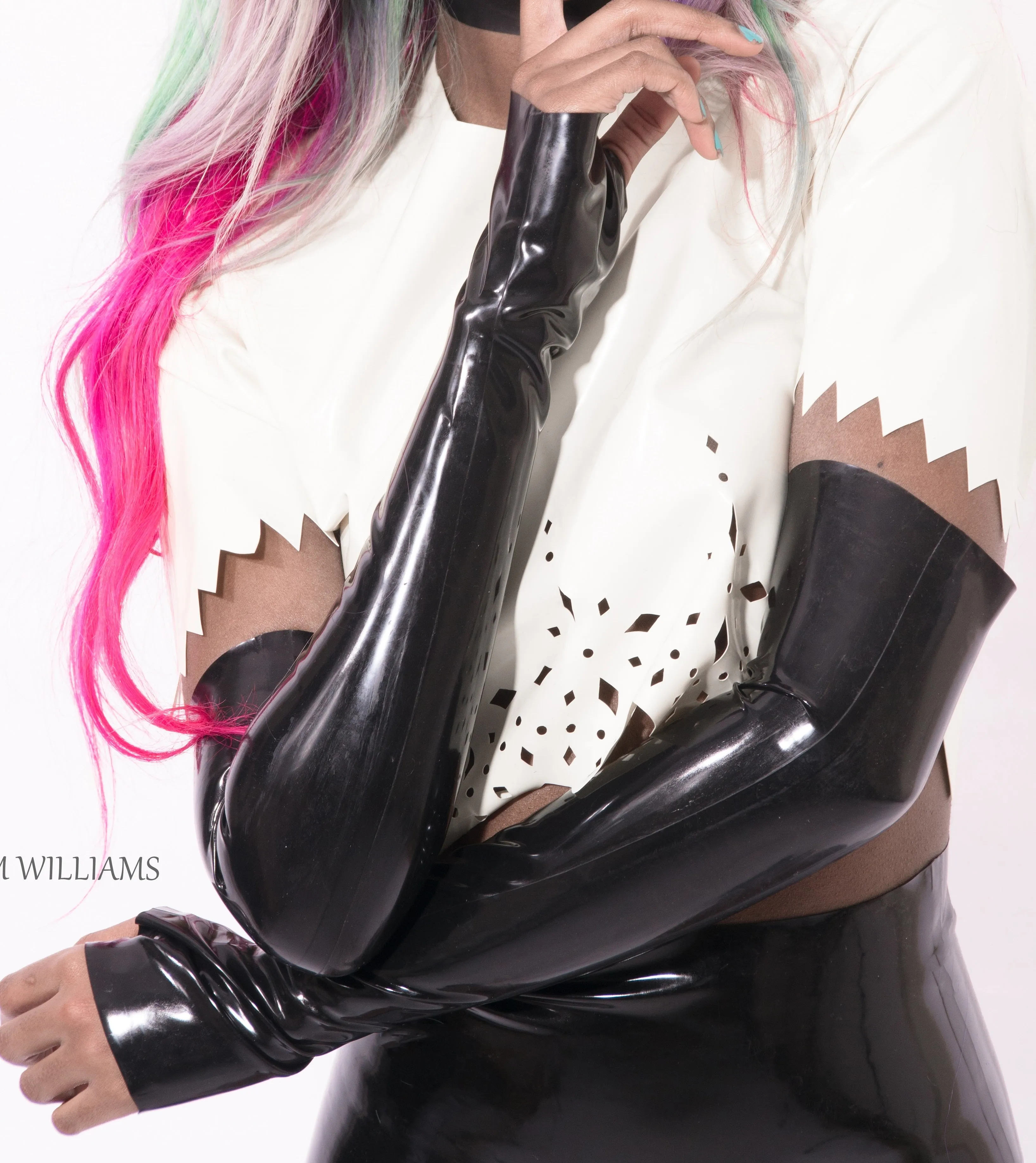 Latex Astrid top.