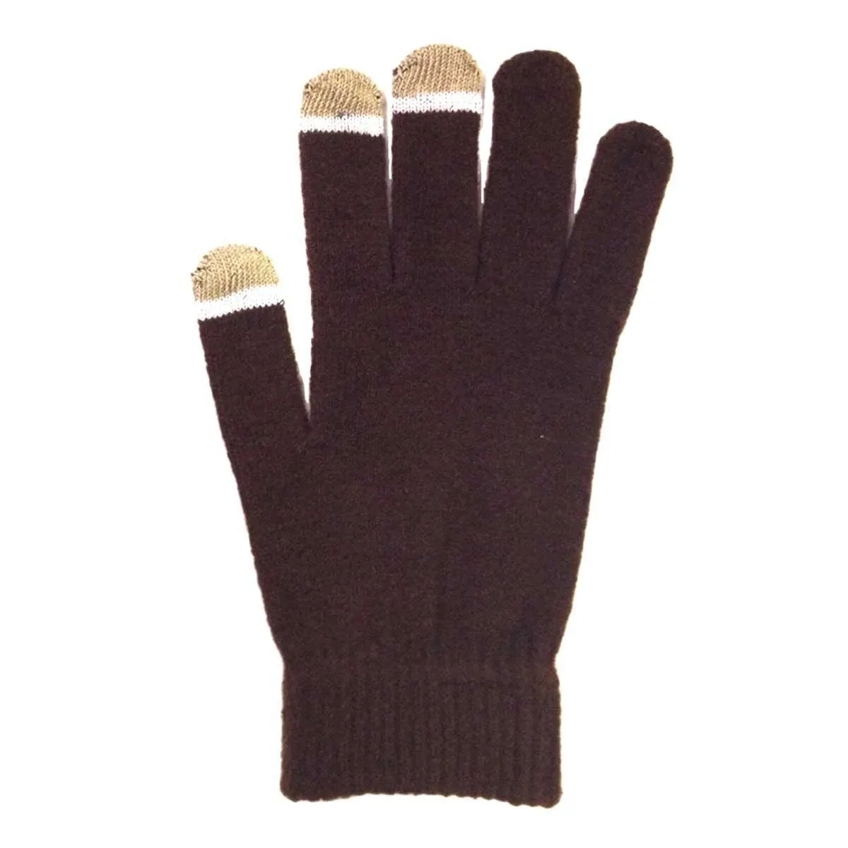 Micro Velvet w glow tips Touch Screen Gloves