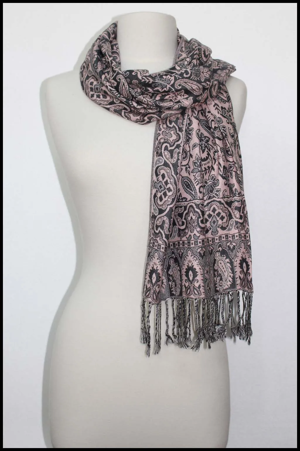 Multi Paisley Patterned Pashmina