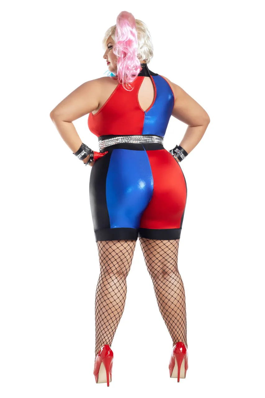 Plus Size Crazy Quinn Costume