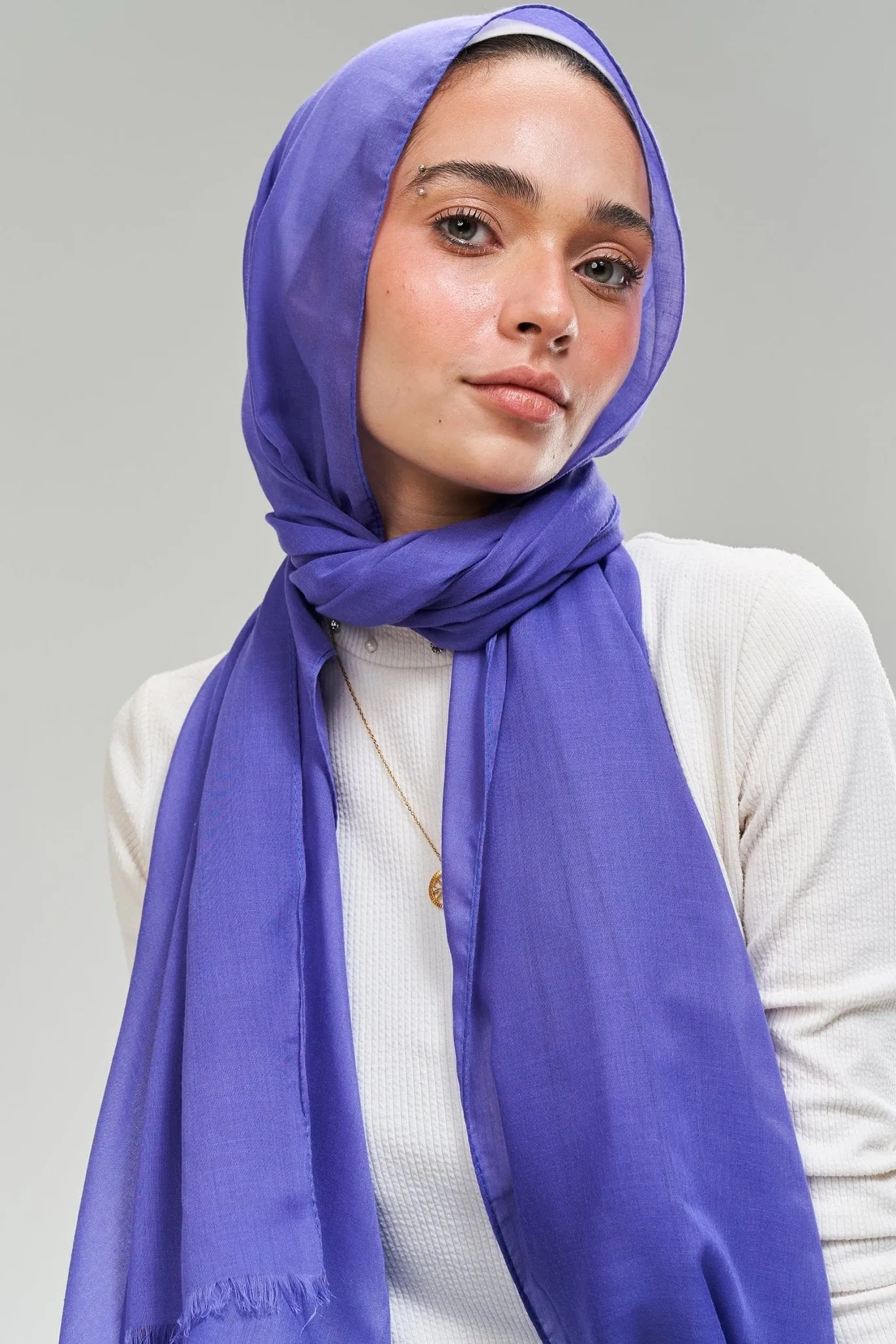 Purple cotton