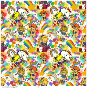 PV151 rainbow girl vinyl sheet