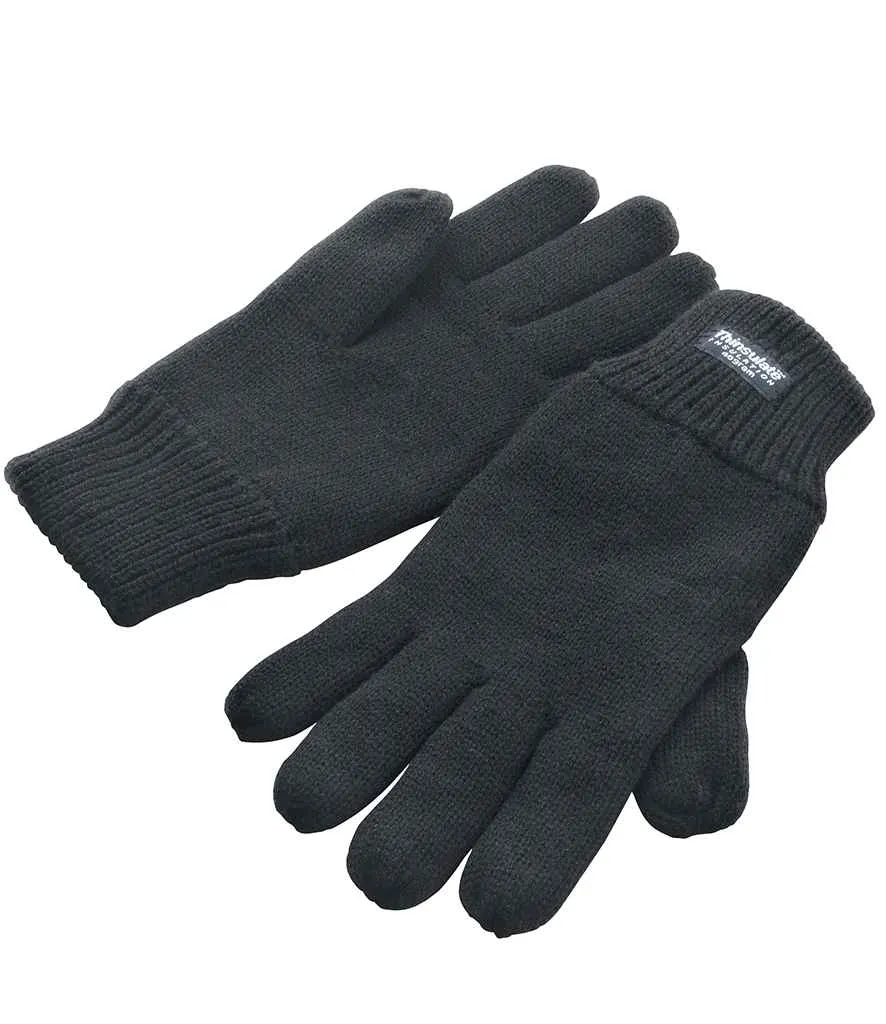 Result Classic Lined Thinsulate™ Gloves | Charcoal