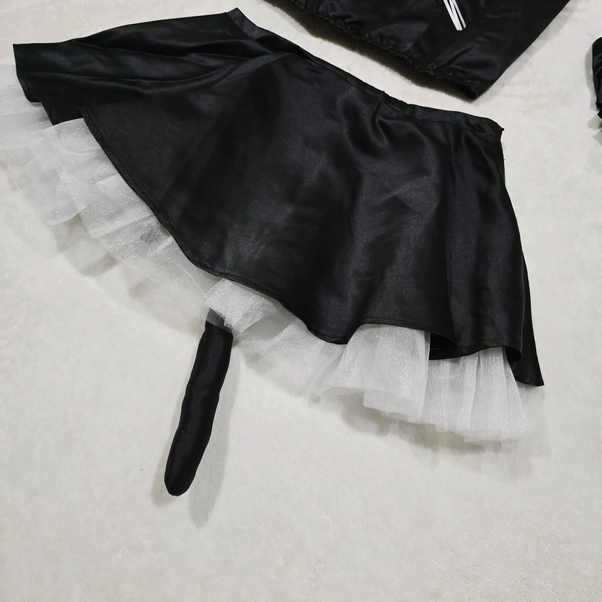 Scratch Ur Back Cat Costume Skirt Set Black