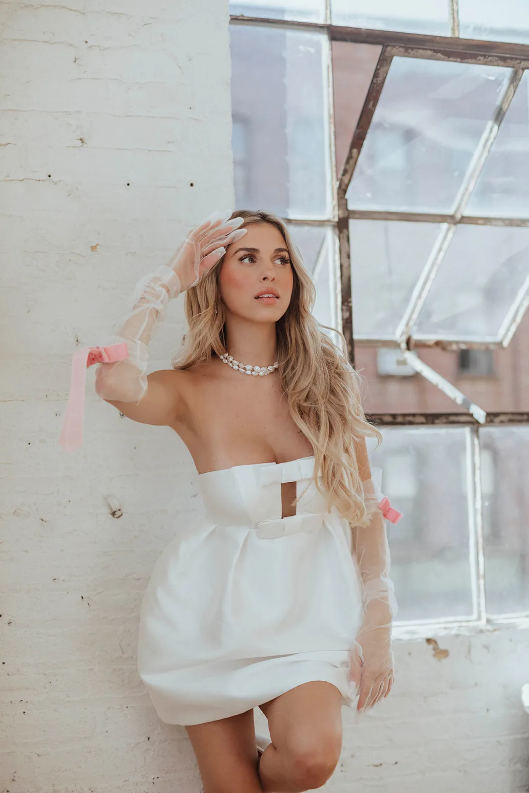 Tiffany Bow Mini - Ivory