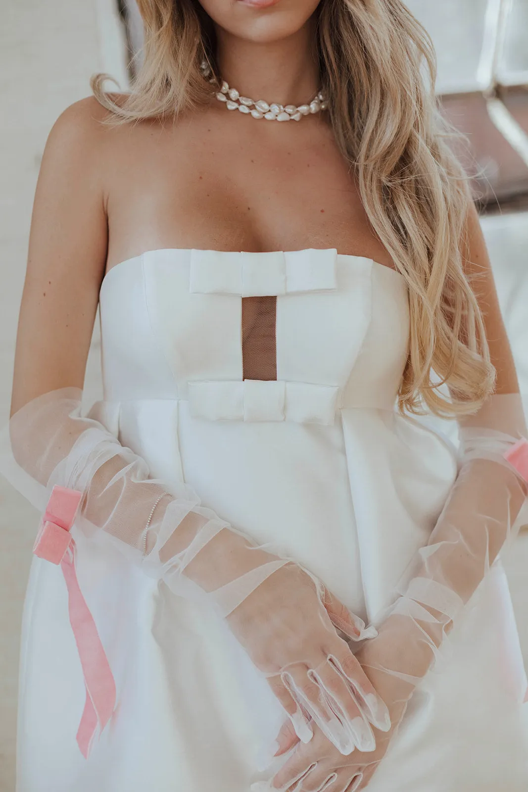 Tiffany Bow Mini - Ivory