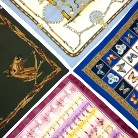 Vintage Square Neck Scarves